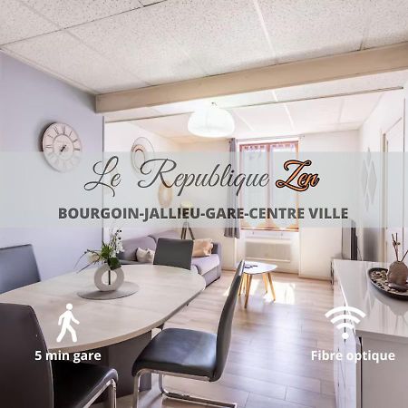 Le Republique-Gare-Centre Ville Bourgoin-Jallieu Eksteriør billede