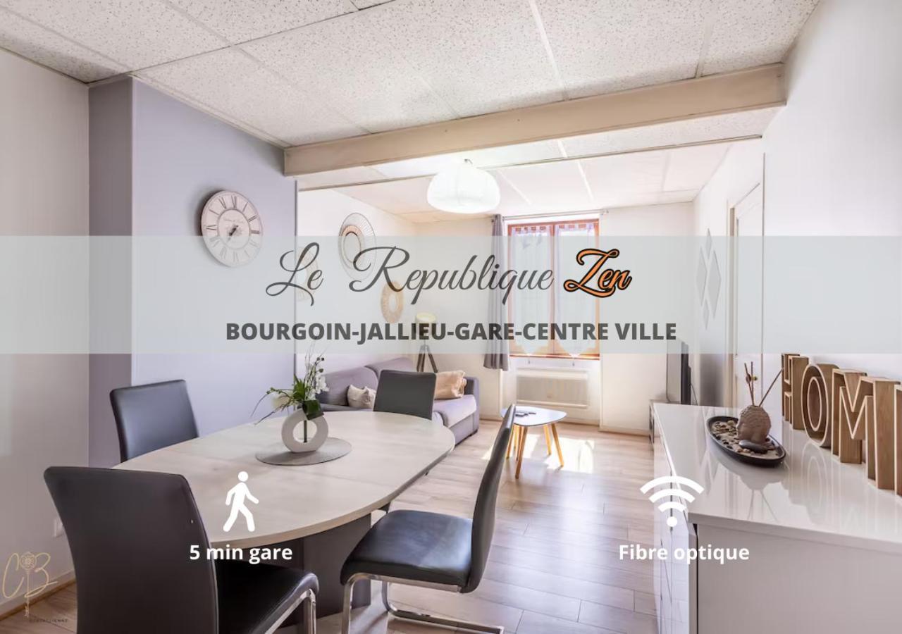 Le Republique-Gare-Centre Ville Bourgoin-Jallieu Eksteriør billede